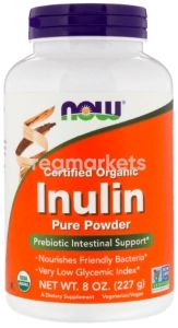 NOW Foods Inulin 100% Pure Powder 227 гр / Инулин
