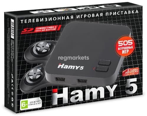 Игровая Консоль Hamy 5 Black (505 в 1) 16 Bit 8
