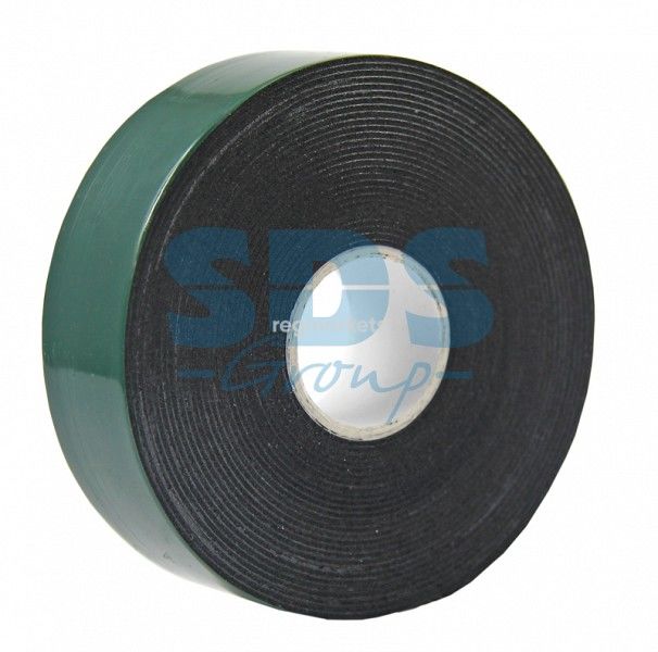 Двухсторонний скотч REXANT, черная, вспененная ЭВА основа, 25 мм, ролик 5 м, цена за 1 шт