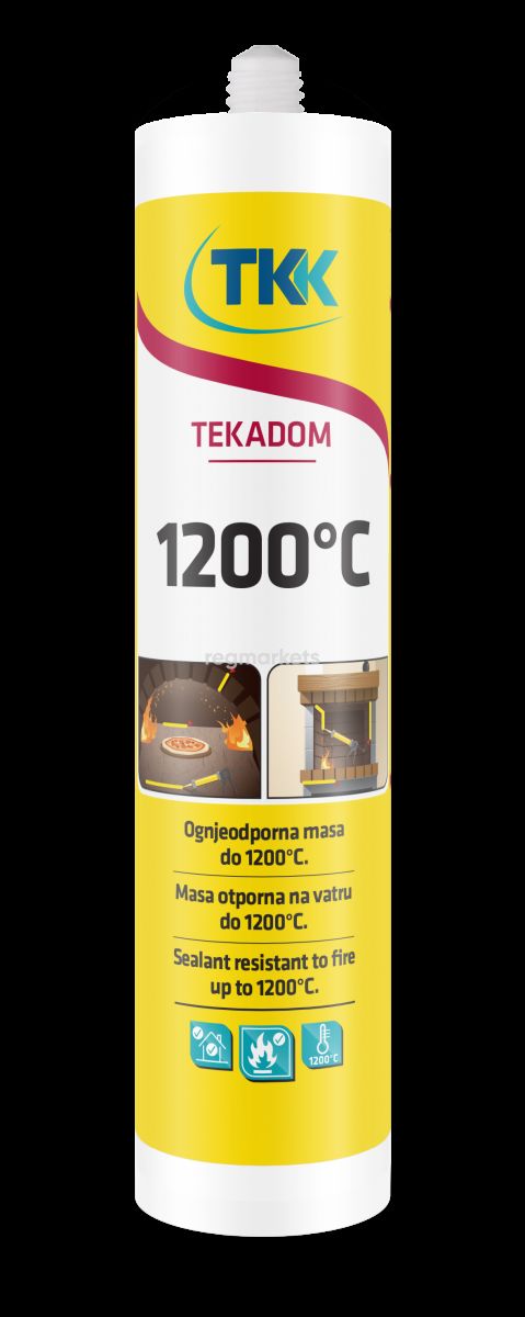 Герметик Tekadom 1200C термостойкий, 300мл
