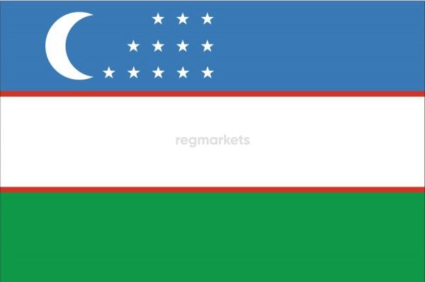 Флаг страны Узбекистан Т101 90х135