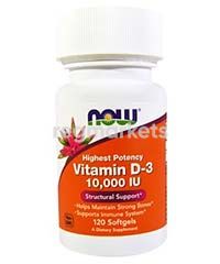 Витамин D3. 10000 мг. 120 капс. / Vitamin D3