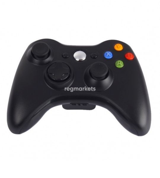 Джойстик беспроводной Wireless Controller для Xbox 360 Black Черный