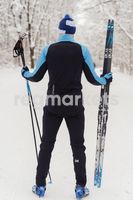 Мужской лыжный разминочный костюм Nordski Premium breeze-black фото 2