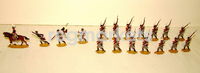 Солдатики оловянные набор 18шт. (E080) фото 1
