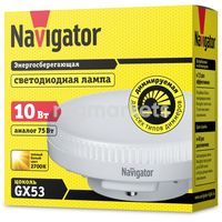 Диммируемая светодиодная лампа Navigator 61 631 NLL-GX53-10-230-2.7K-DIMM, цена за 1 шт. фото 1